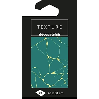 Afbeelding van Décopatch TD869C 1 vel bedrukt papier, folie effect, warmgoud metallic modernisering, doe het zelf en creatieve hobby&#039;s, 60 x 40 cm