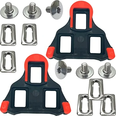 Afbeelding van SHIMANO SPD SL Racefiets schoenplaten voor klikpedalen (SH 10 vast, rood)