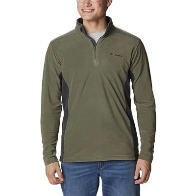 Afbeelding van Columbia Klamath RANGE II HALF ZIP Fleece trui, Heren, Maat: XS, Stone green/shark