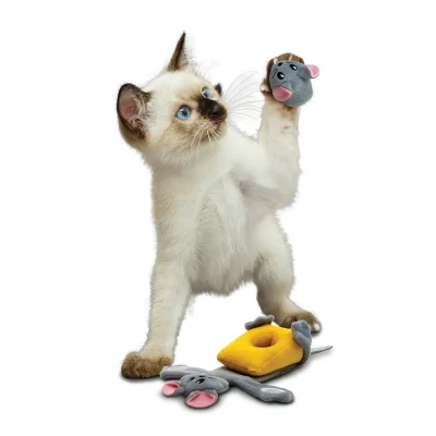 Afbeelding van Kong Pull A Partz Cheezy Muis 6,5X6X23 CM