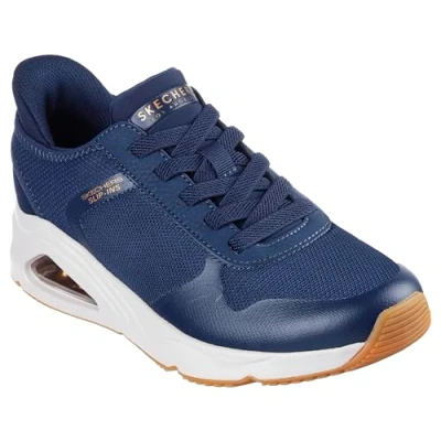 Afbeelding van SKECHERS 177116 NVY slipin elast.veter BLAUW maat 39