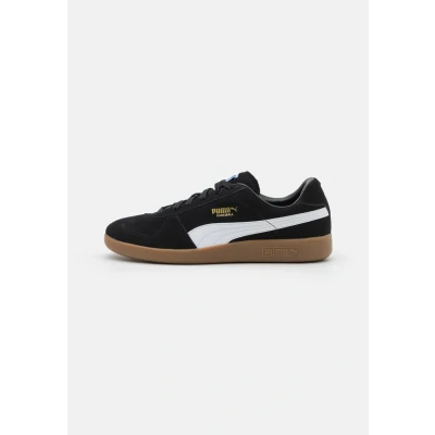Afbeelding van Puma Handball Unisex Sneakers laag, Maat: 43, Black/white Veloursleer