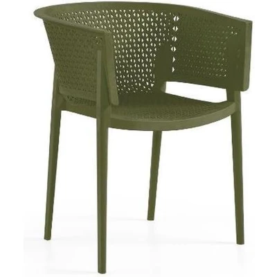 Afbeelding van Tuinstoel Rosa armchair olijf groen