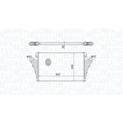Afbeelding van MAGNETI MARELLI 351319204650 Intercooler OPEL: Signum CC
