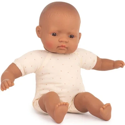 Afbeelding van Miniland babypop latin met zacht lijfje 32 cm