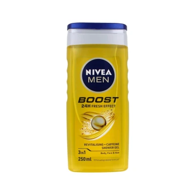 Afbeelding van Nivea Men Boost Douchegel Voordeelverpakking 6x250ML