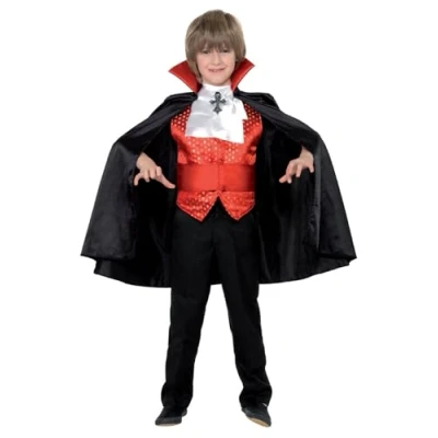 Afbeelding van SMIFFYS Vampierenkostuum voor kinderen Halloween 116/128 (4 6 jaar) Kinderkostuums