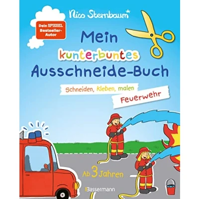 Afbeelding van Mein kunterbuntes Ausschneidebuch Feuerwehr. Schneiden, kleben, malen ab 3 Jahren