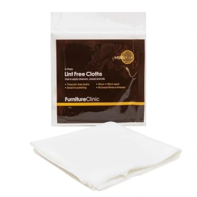Afbeelding van 3 Pack Lint Gratis Reinigingsdoeken Voor Reiniging, Oilen Houten Meubels, Toepassen Hout Wassen &amp; Meer