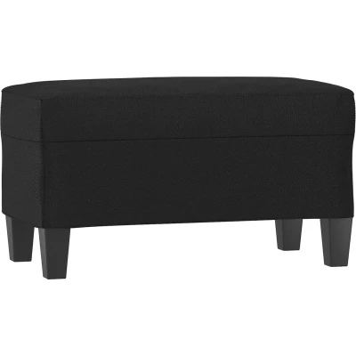 Afbeelding van vidaXL Bankje 70x35x41 cm kunstleer zwart