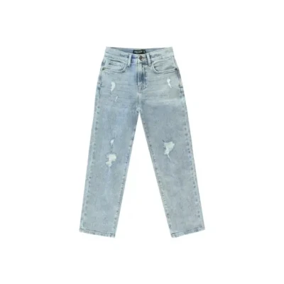 Afbeelding van Cars jongens CA7904 Broek Jeans Garwell Jr. Wide Fit Stone Bleached Maat 128