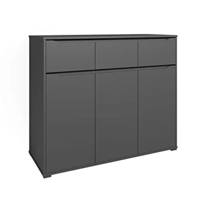 Afbeelding van Vicco Ruben commode antraciet 120 x 101,6 cm