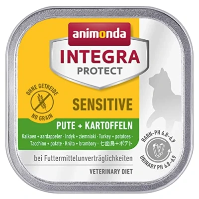 Afbeelding van Animonda Integra Protect Cat Sensitive Kalkoen &amp; Aardappel 16 x 100 g