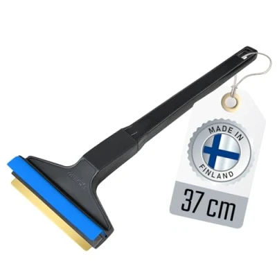 Afbeelding van Murska LP A055 ijskrabber, 370 mm lang, met een messing lemmet van 90 mm, hoogwaardige ijskrabber voor bussen, bestelwagens en SUV&#039;s, gemaakt in Finland