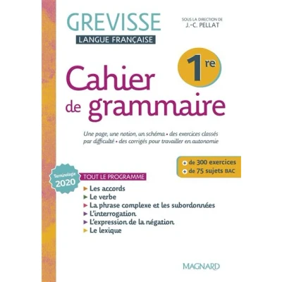 Image de Cahier Grevisse 1re (2022)