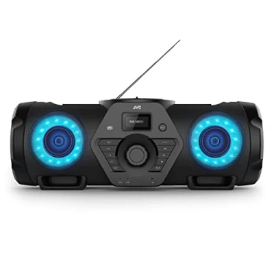 Afbeelding van JVC Boomblaster Dab 2 x 30 Watt, Dab+, FM, Bluetooth, CD, USB, Line in RV NB300DAB, zwart