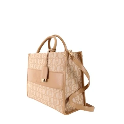 Afbeelding van Liu Jo Ridhi Shopping Handtassen Dames Beige Maat ONESIZE