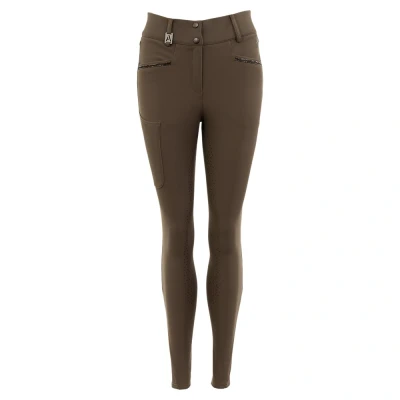 Image de ANKY Pantalon d&#039;Équitation Glance Silicone Fond de Peau Taupe EU 42