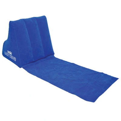 Afbeelding van Lazy wedge Opblaasbare Chillstoel Blauw