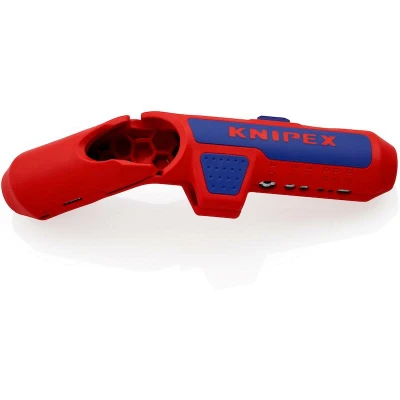Afbeelding van Knipex 16 95 02 SB ErgoStrip Kabelstripper Geschikt voor: Ronde kabel, Kabel voor vochtige ruimte, Datakabel, Coaxkabel 4.8 tot 13 mm 0.2 4 mm²
