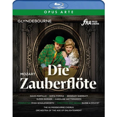 Afbeelding van Glyndebourne &amp; Ryan Wigglesworth Dei Zauberflöte (Blu ray)