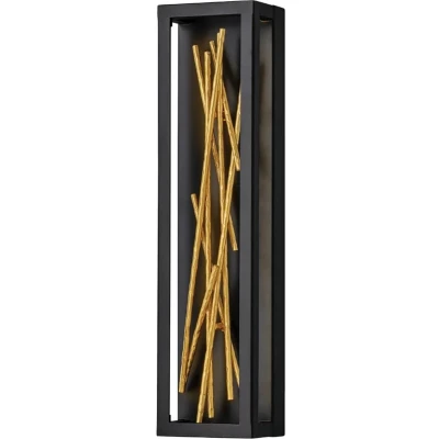 Afbeelding van Hinkley LED Wandlamp Styx 14W 3000K 1588Lm 830 Black &amp; Gilded Gold