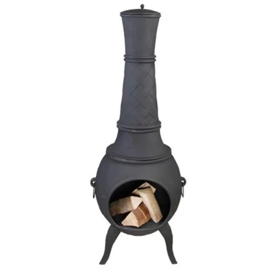 Afbeelding van Gietijzeren Terraskachel Grijs 150 cm Esschert Design