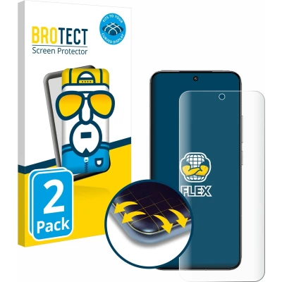 Afbeelding van BROTECT Screenprotector voor Xiaomi 14 Folie Beschermfolie transparant volledig dekking (2 Stuks)