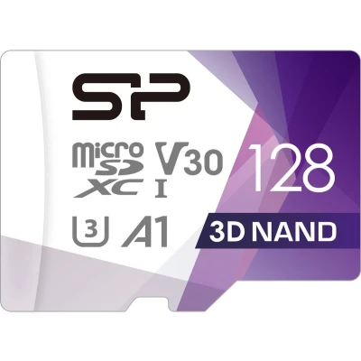 Afbeelding van Silicon Power Superior Pro Micro SDHC incl. SD Adapter 128GB UHS 1 U3 A1 V30 Class 10 Color