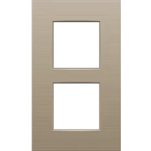 Afbeelding van Niko Tweevoudige verticale afdekplaat, kleur Intense bronze