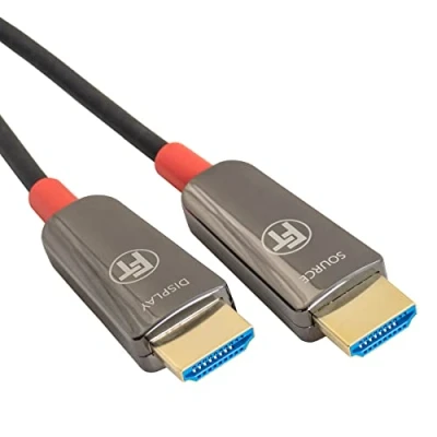 Afbeelding van FeinTech 8K glasvezel HDMI kabel 8m, 4K 120Hz, 1440p 144Hz voor 2.1 Gaming, PS5, Xbox PC TV, 48Gbps, ondersteunt eARC, CEC, VRR, HDR, Dolby Atmos, 3D, VMI90080