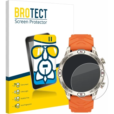 Afbeelding van BROTECT Screenprotector voor Bytelike Smartwatch 1.43&quot; Folie Beschermfolie Beschermglas transparant