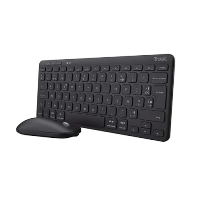 Afbeelding van Trust Lyra Eco draadloze deskset, azerty toetsenbord