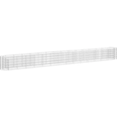 Afbeelding van VidaXL Gabion plantenbak verhoogd 540x50x50 cm gegalvaniseerd ijzer