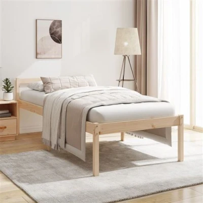 Afbeelding van vidaXL Seniorenbed massief grenenhout 100x200 cm