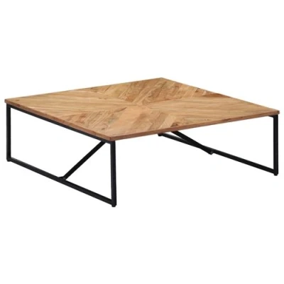 Afbeelding van vidaXL Salontafel 110x110x36 cm massief acaciahout