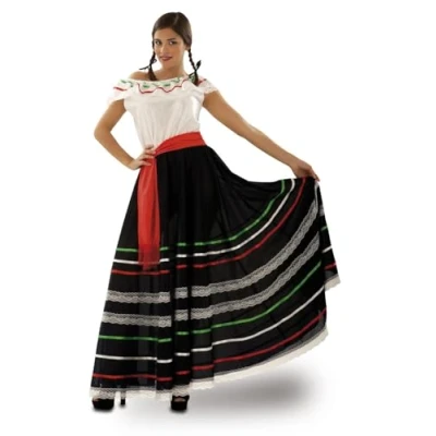 Afbeelding van Kostuums voor Volwassenen Mexicaan Maat M/L