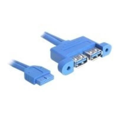 Image de DeLOCK USB 3.0 Pin Header câble interne vers externe 45 cm