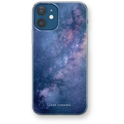 Afbeelding van Case Company® hoesje geschikt voor iPhone 12 Nebula Soft Cover Telefoonhoesje Bescherming aan alle Kanten en Schermrand