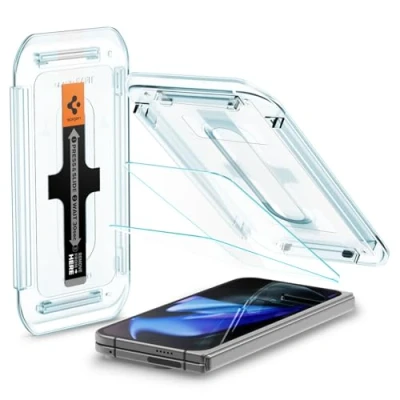 Image de Spigen EZ Fit Verre Trempé Clear Protection D&#039;Écran Google Pixel 9 Pro Fold Lot De 2