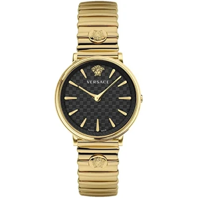 Afbeelding van Versace VE8104722 horloge vrouw Roestvrij Staal goud