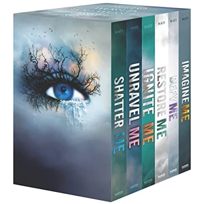 Afbeelding van Shatter Me Series 6 Book Paperback Box Set Blauw