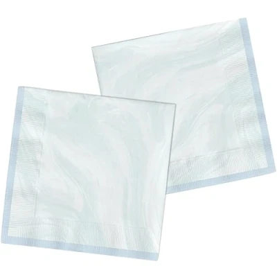 Afbeelding van Folat Servetten Marmer Blauw 33 x cm 20 stuks