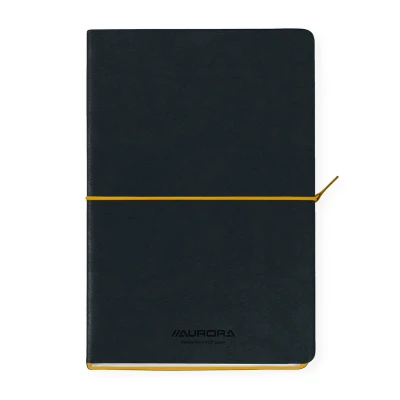 Afbeelding van Notitieboek Aurora Tesoro A5 192blz lijn 80gr geel