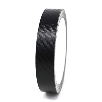 Afbeelding van Decoratieve plakstrips voor auto, motorfiets, boot, modelbouw, vele kleuren, lengte 10 m (carbon zwart, 20 mm)