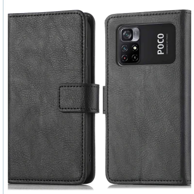 Afbeelding van iMoshion Hoesje Geschikt voor Xiaomi Poco M4 Pro 5G Met Pasjeshouder Mandala Bookcase Zwart
