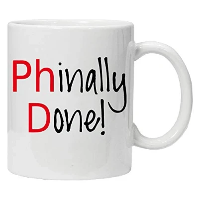 Afbeelding van Acen Phd Phinally Done 325 ml witte keramische mok