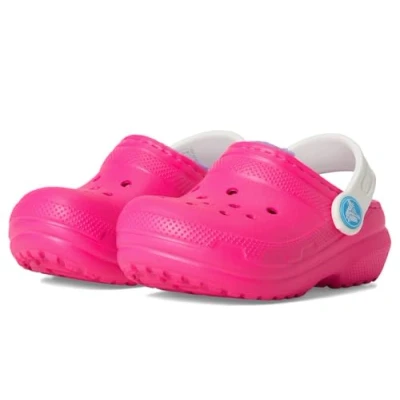 Afbeelding van Crocs Classic Lined Clog T Kinderen Clogs Roze Maat 22/23