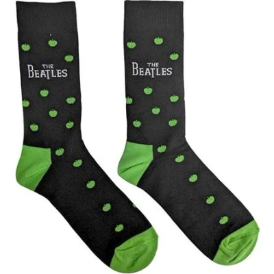 Image de Chaussettes The Beatles Drop T And Apples Logo Noires