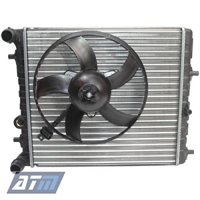 Afbeelding van JP GROUP 1114201000 Radiateur Aluminium, Kunststof voor voertuigen zonder airco 430 414 23 Handgeschakeld VOLKSWAGEN: Polo V Hatchback